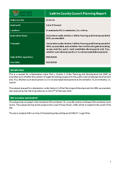 ED-26-11---Planning-Report---Exempt summary image
										