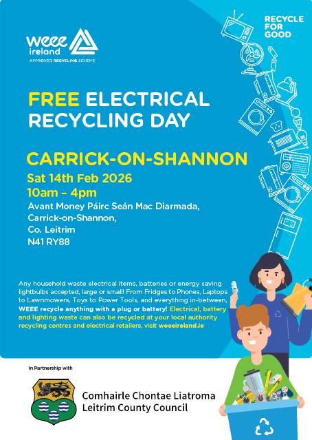 WEEE Ireland FREE Recycling Day Feb 2026
