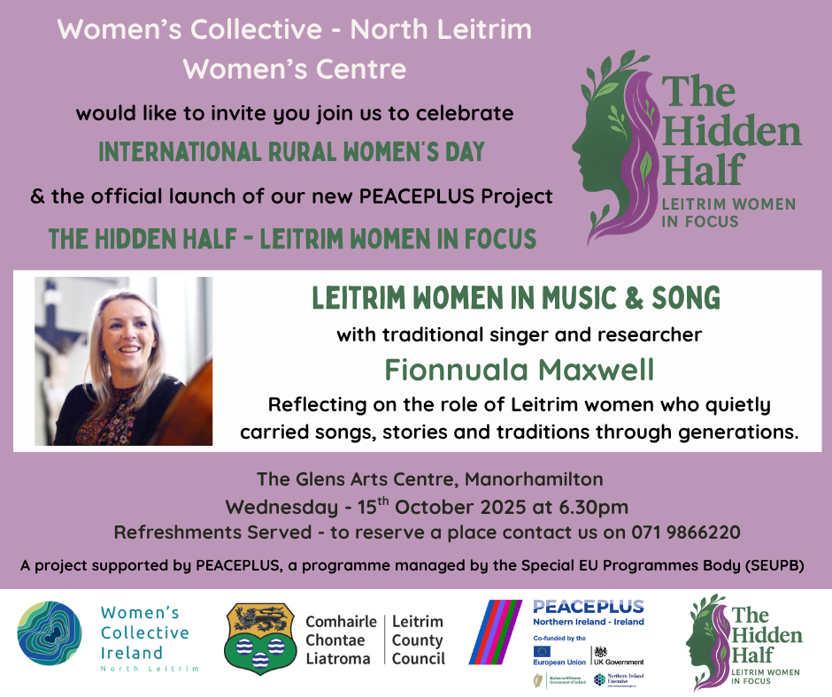 The-Hidden-Half---Leitrim-Women-in-Focus----Launch-Invite_
